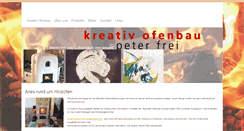 Desktop Screenshot of kreativofenbau.ch